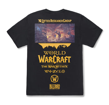 W.O.W. X LRG WORLD OF INDUSTRY TEE - BLACK