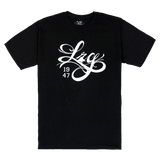 4700 ON TO THE NEXT SCRIPT TEE - BLACK