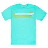 4700 STREAKED TEE - AQUA