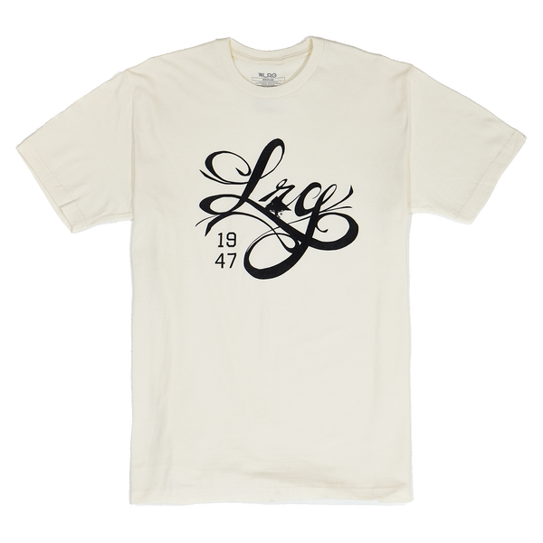 4700 ON TO THE NEXT SCRIPT TEE - CREAM