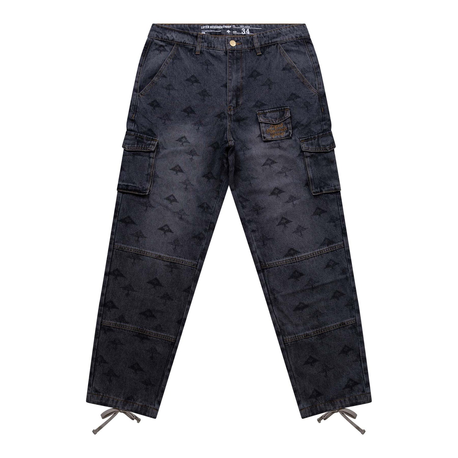 NOT ENOUGH TREES DENIM PANT - GREY WASH