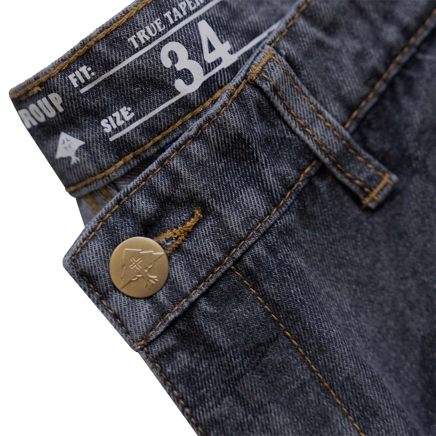 NOT ENOUGH TREES DENIM PANT - GREY WASH