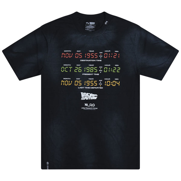 OUTA TIME TEE- POTASSIUM SPRAY BLACK