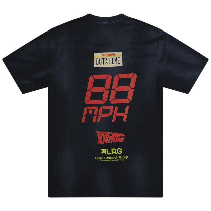 OUTA TIME TEE- POTASSIUM SPRAY BLACK