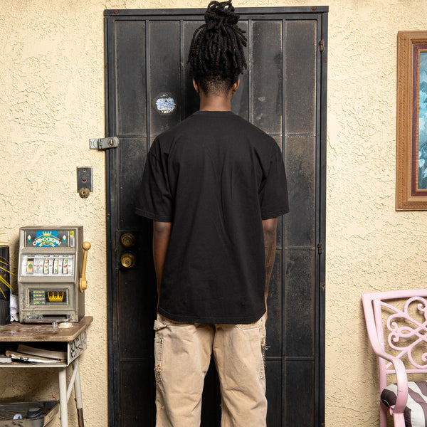 OUTDOOR FRIENDS TEE - BLACK