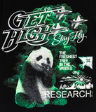 PANDA SMOKE TEE - BLACK