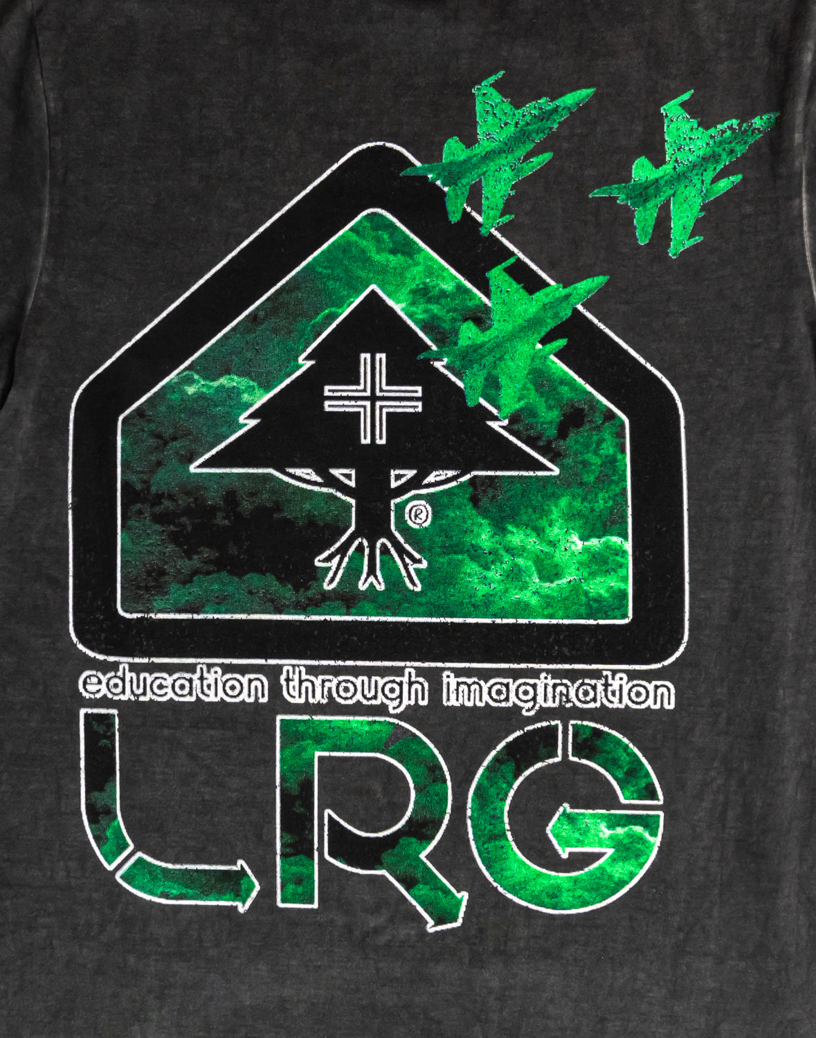 PANDA SMOKE TEE - OIL WASH