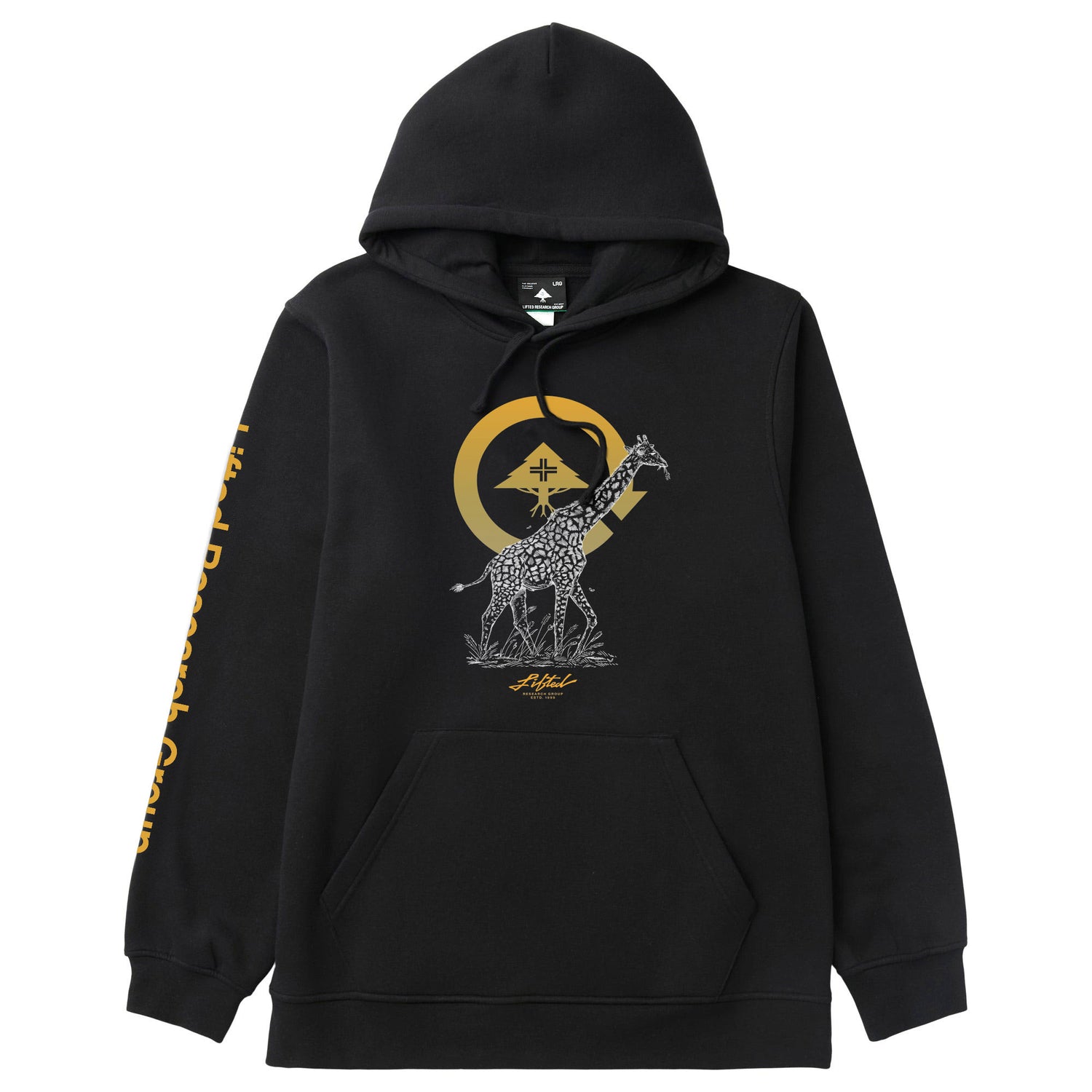 REACH G HIGH HOODIE - BLACK