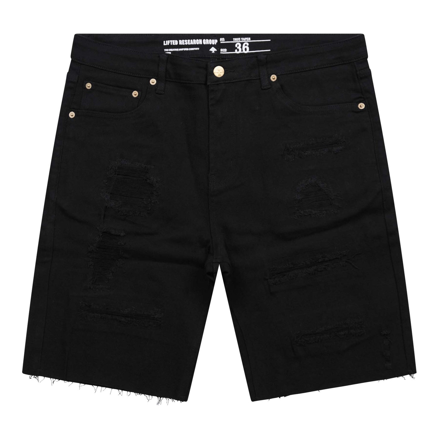 REAPER DENIM SHORT - BLACK