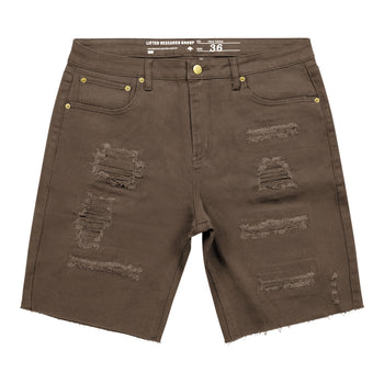 REAPER DENIM SHORT - BROWN
