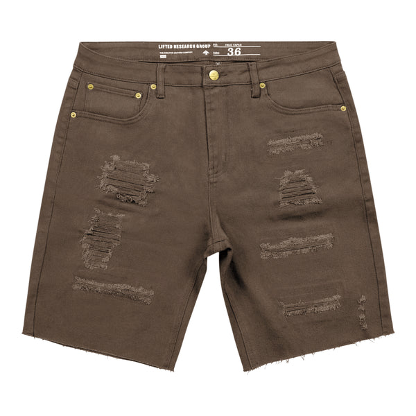 REAPER DENIM SHORT - BROWN