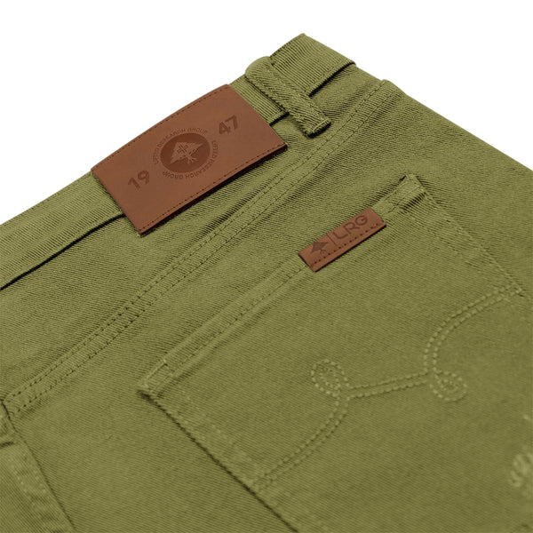 REAPER DENIM SHORT - CHIVE GREEN