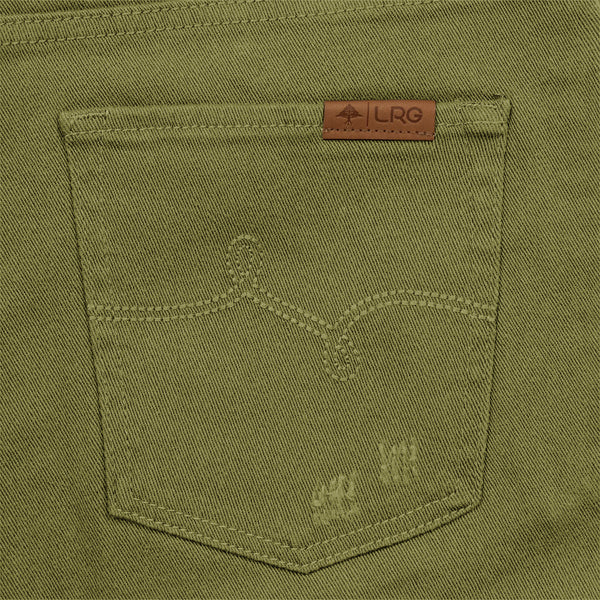 REAPER DENIM SHORT - CHIVE GREEN