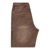 ROOTS SCHOOL DENIM SHORT - COFFEE WASH