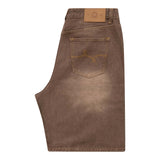 ROOTS SCHOOL DENIM SHORT - COFFEE WASH