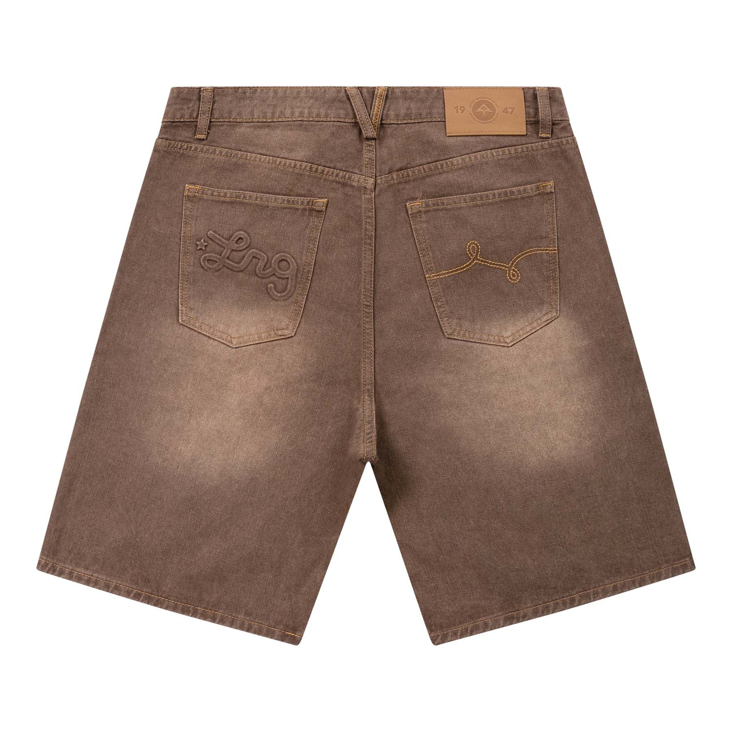 ROOTS SCHOOL DENIM SHORT - COFFEE WASH