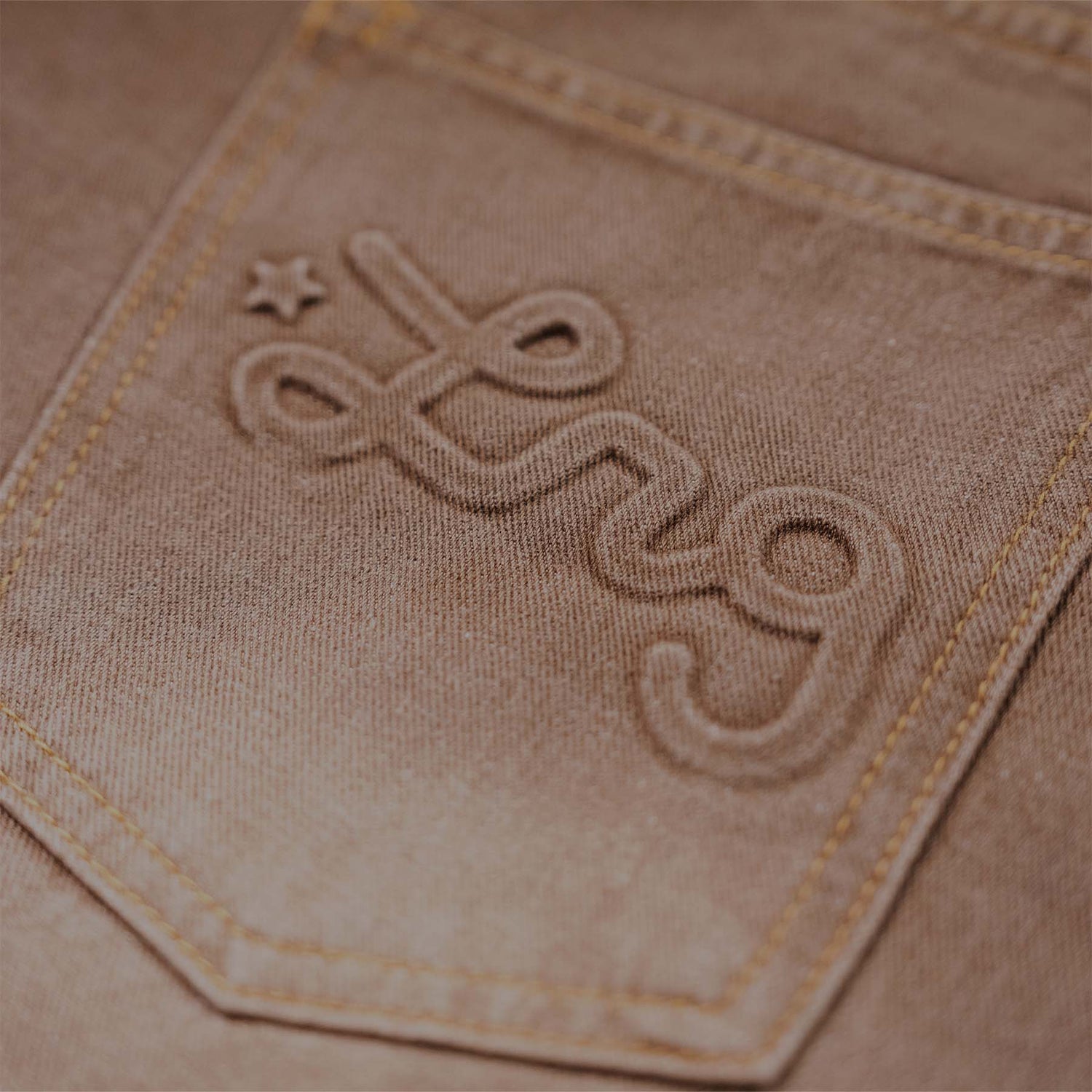 ROOTS SCHOOL DENIM SHORT - COFFEE WASH