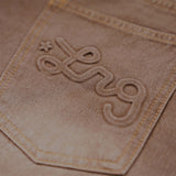 ROOTS SCHOOL DENIM SHORT - COFFEE WASH