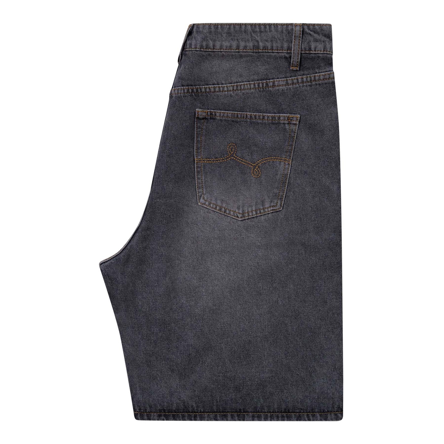 ROOTS SCHOOL DENIM SHORT - LIGHT BLACK WASH