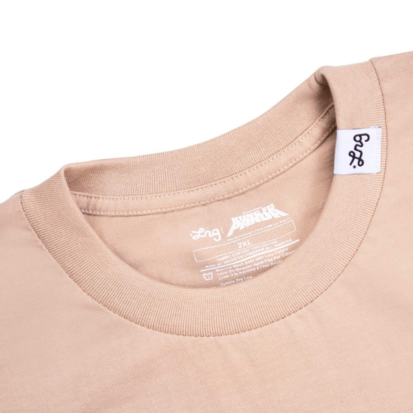 SCRIPT TIGRESS TEE - SAND