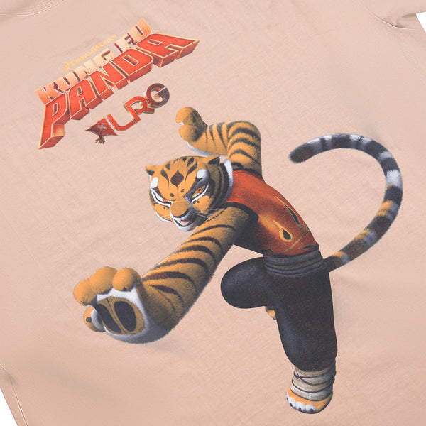 SCRIPT TIGRESS TEE - SAND