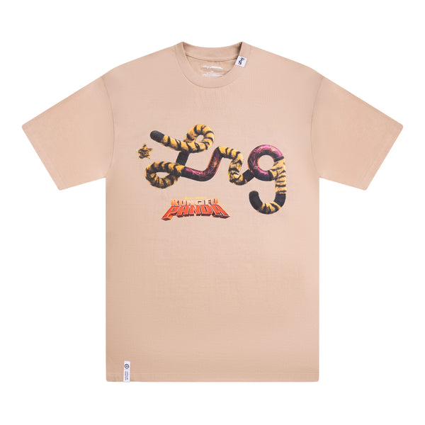 SCRIPT TIGRESS TEE - SAND