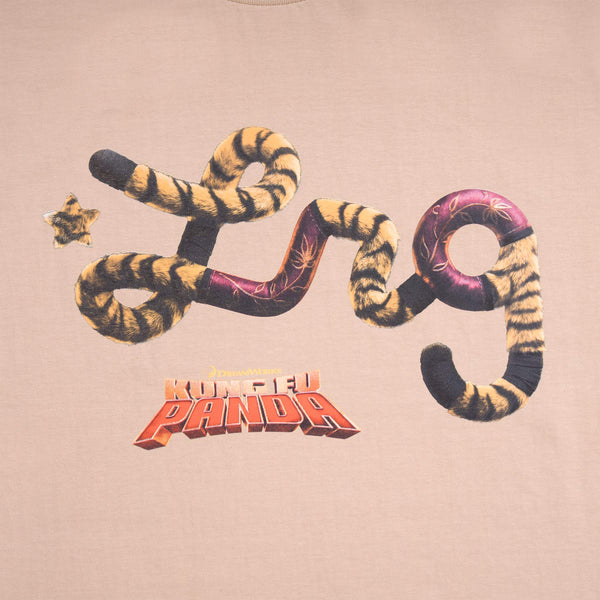 SCRIPT TIGRESS TEE - SAND