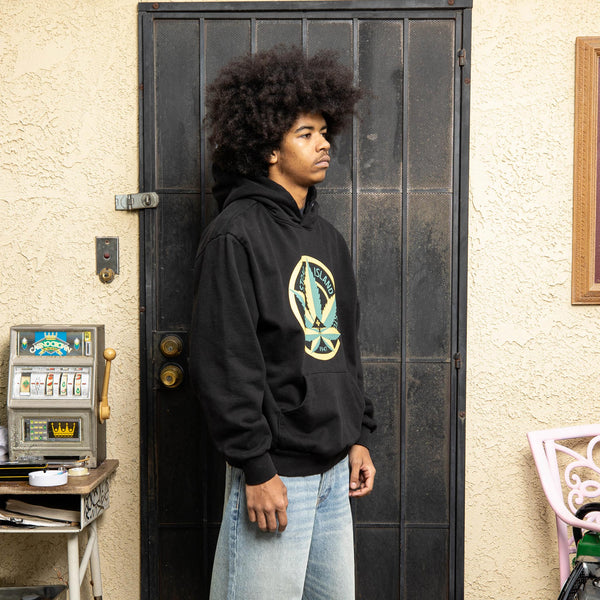 STONED ISLAND HOODIE - BLACK