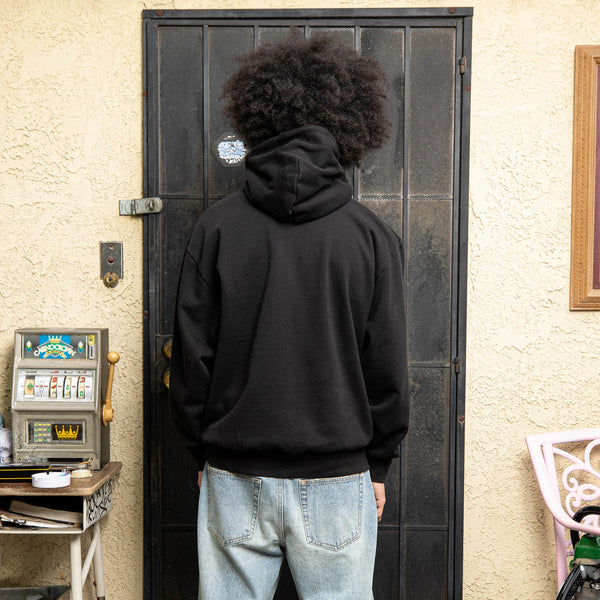 STONED ISLAND HOODIE - BLACK