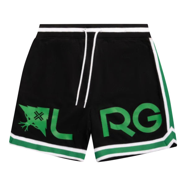 TOTAL EFFECT MESH SHORT - BLACK/GREEN