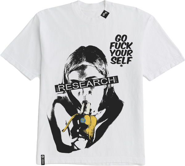 EROTIC BANANA TEE - WHITE