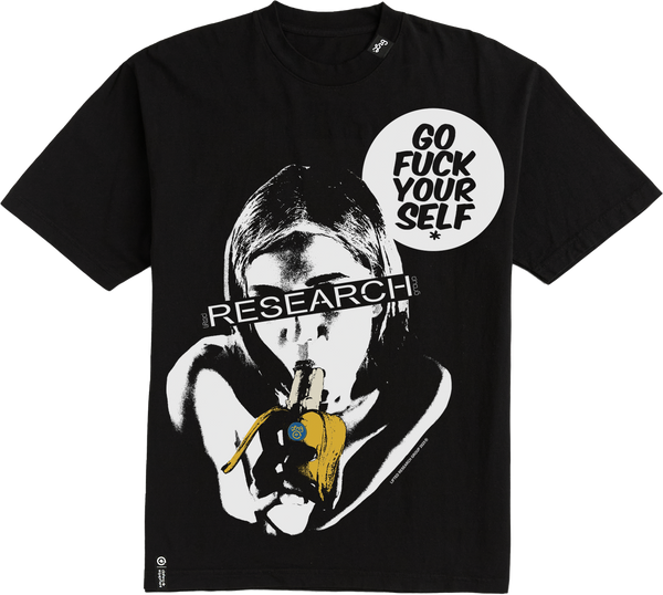 EROTIC BANANA TEE - BLACK