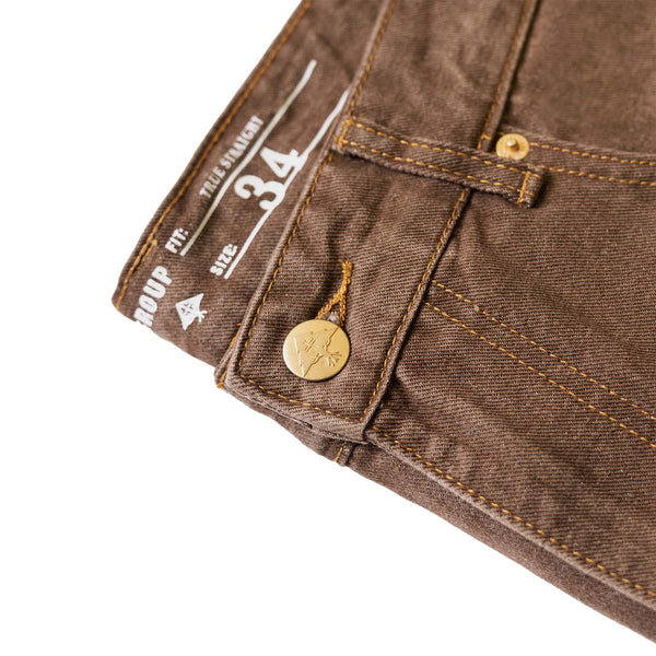 TWO TREE 4 SEVEN DENIM PANT - COFFEE WASH