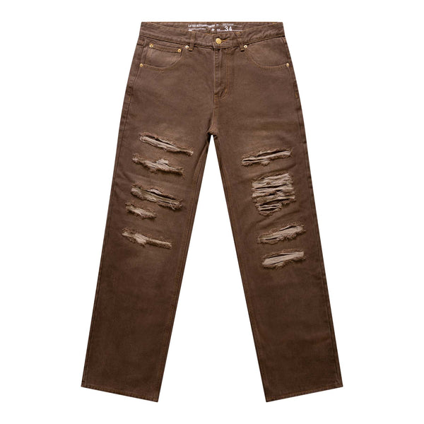 TWO TREE 4 SEVEN DENIM PANT - COFFEE WASH