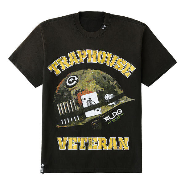 TRAPHOUSE VETERAN SS TEE Black