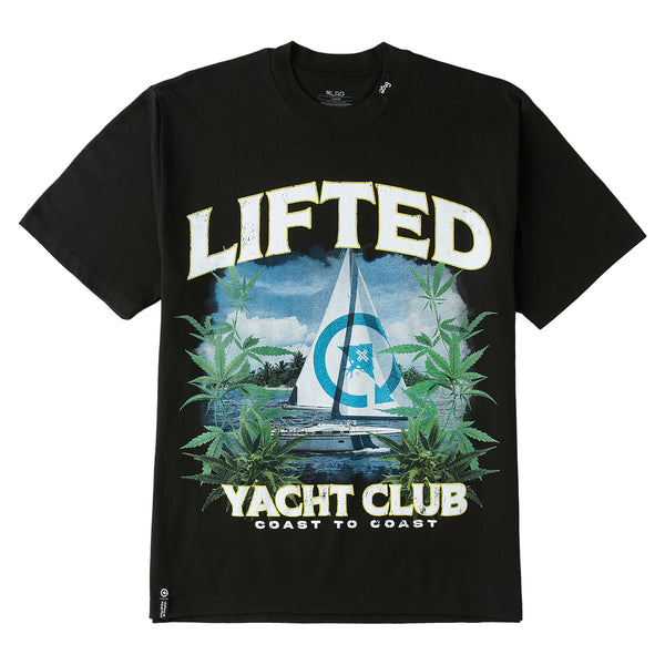 YACHT CLUB TEE - BLACK