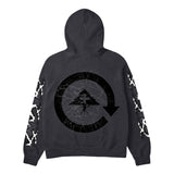 BLACK BONES HOODIE - BLACK