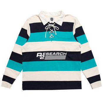 ROUND 2 LONG SLEEVE RUGBY - BLUE