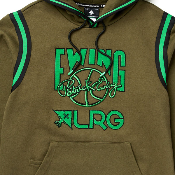 EWING ROGUE PULLOVER HOODIE - DARK OLIVE
