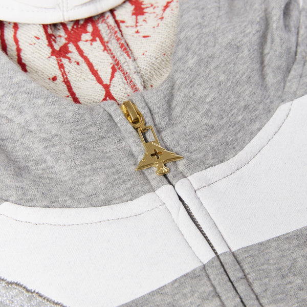 FRIDAY THE 47TH ZIP HOODIE - ASH GREY