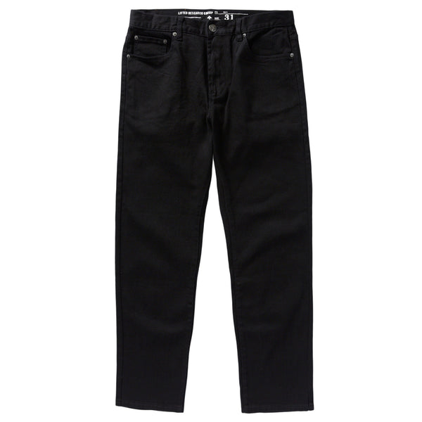TRUE TAPER DENIM JEANS - TRUE BLACK
