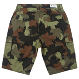 Clearance RYRJJ Men's Cargo Shorts Relaxed Fit Camouflage Short Pants  Outdoor Multi-Pocket Cotton Work Casual Shorts(NO Belt)(01#Khaki,M) 