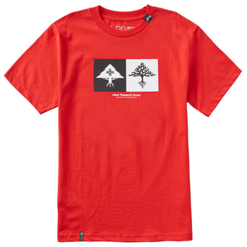 DOUBLE UP TREE TEE - RED