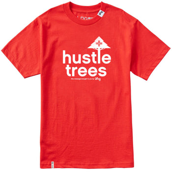 HUSTLE TREES TEE - RED