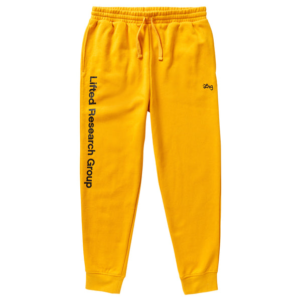 LIFTED SCRIPT JOGGER SWEATPANTS - GOLD