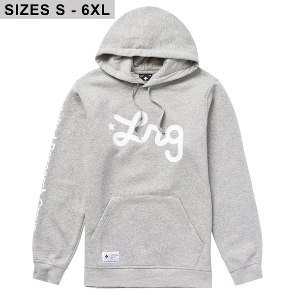 LRG LIFTED SCRIPT PULLOVER HOODIE ASH HEATHER | LRG Clothing