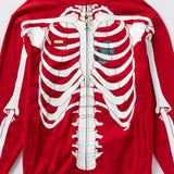 DEAD SERIOUS ZIP HOODIE - RED