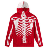 DEAD SERIOUS ZIP HOODIE - RED