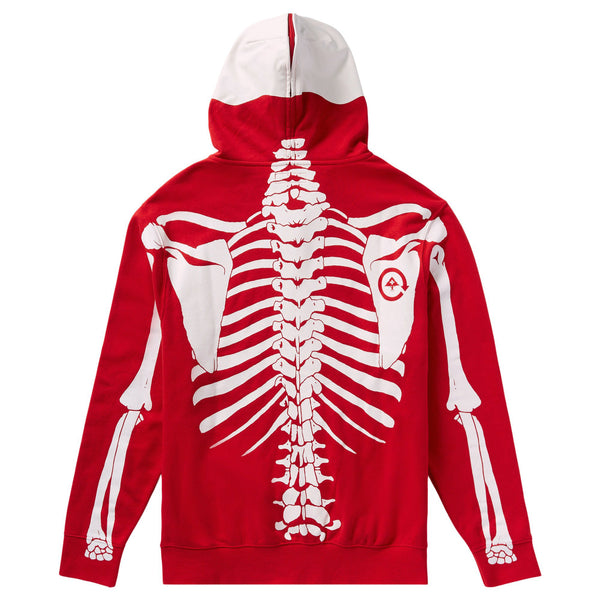 DEAD SERIOUS ZIP HOODIE - RED