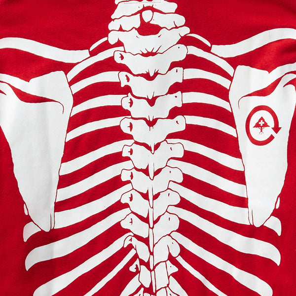 DEAD SERIOUS ZIP HOODIE - RED